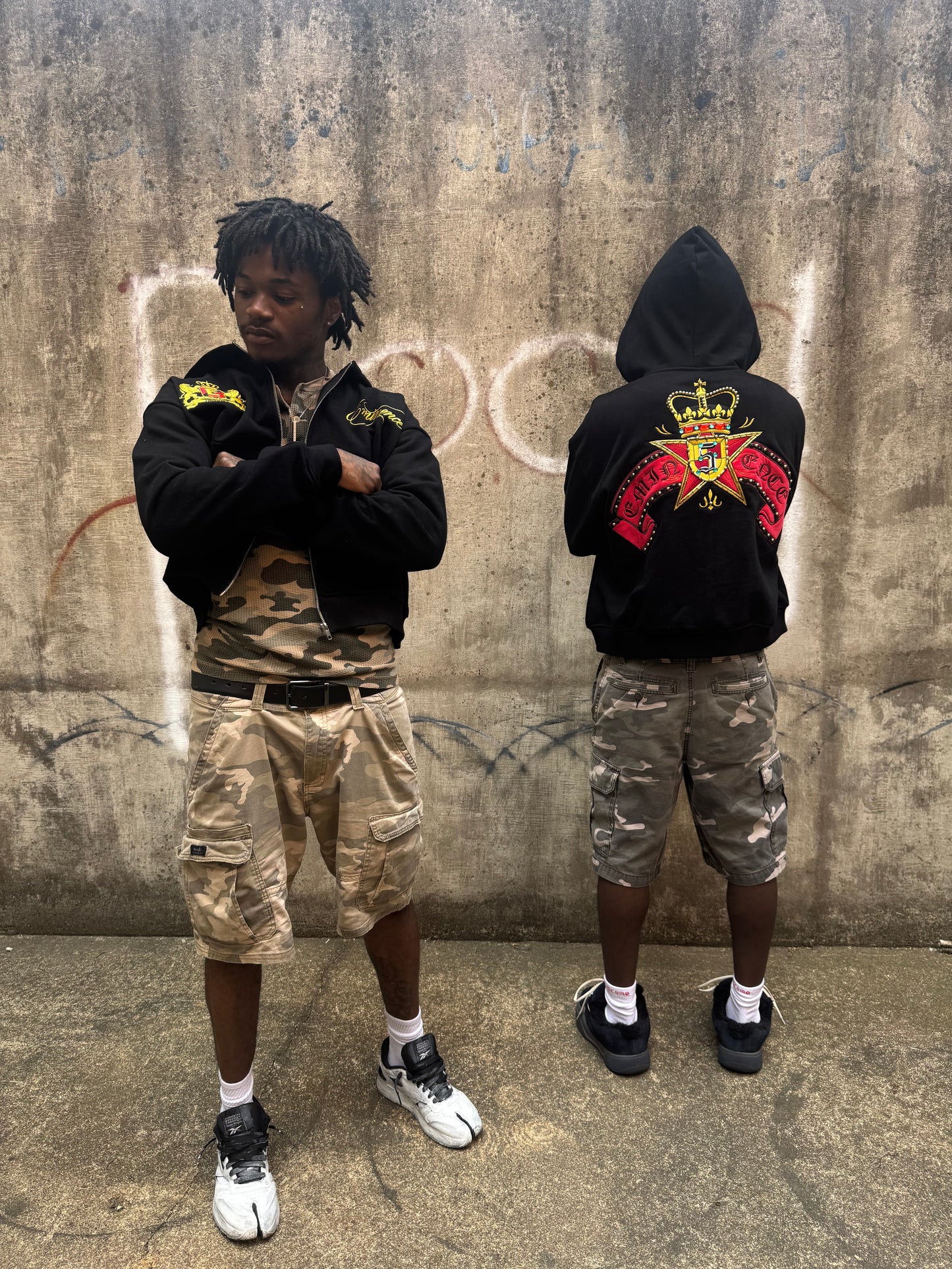 Black Royale Zip Up