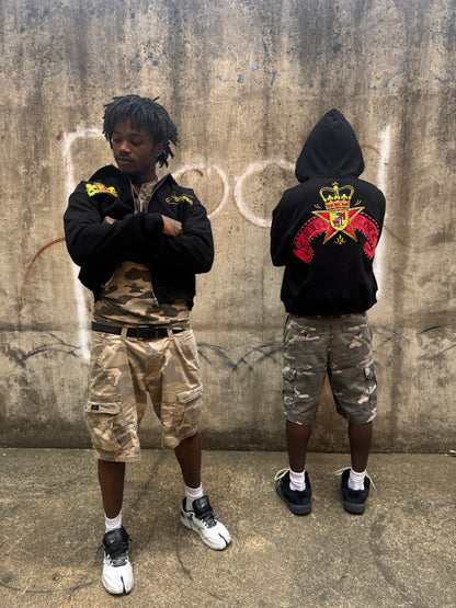 Black Royale Zip Up