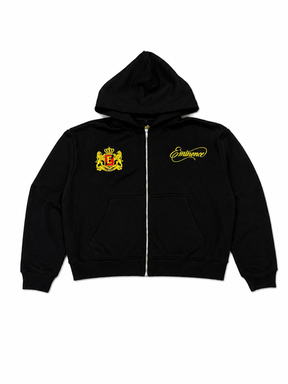 Black Royale Zip Up