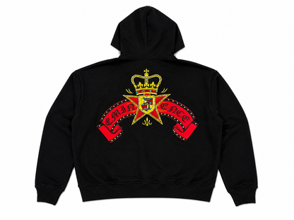 Black Royale Zip Up