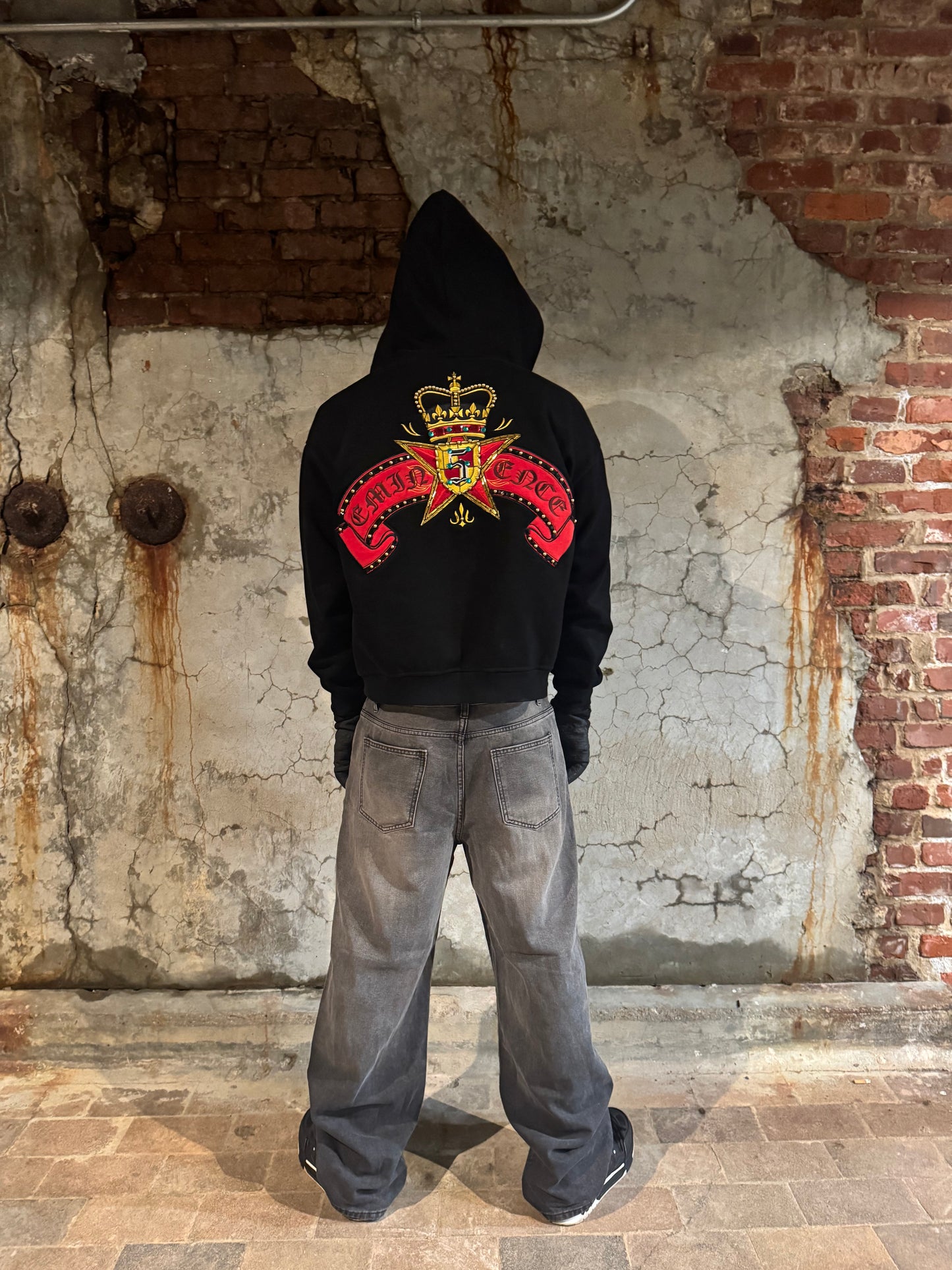 Black Royale Zip Up