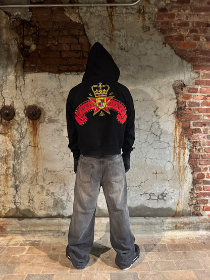 Black Royale Zip Up