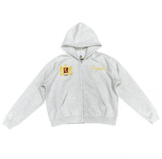 White Royale Zip Up