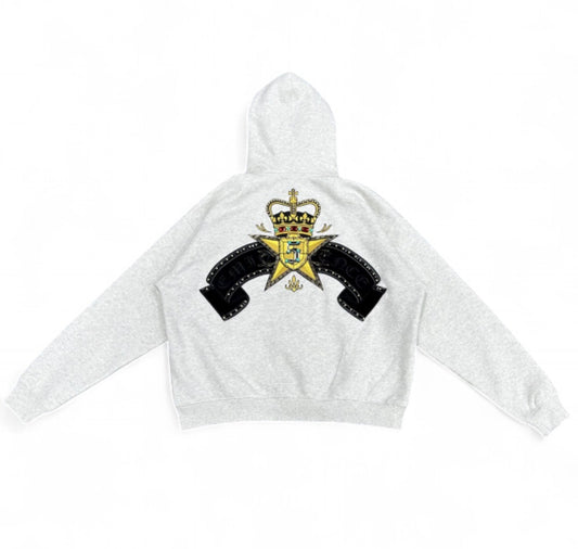 White Royale Zip Up