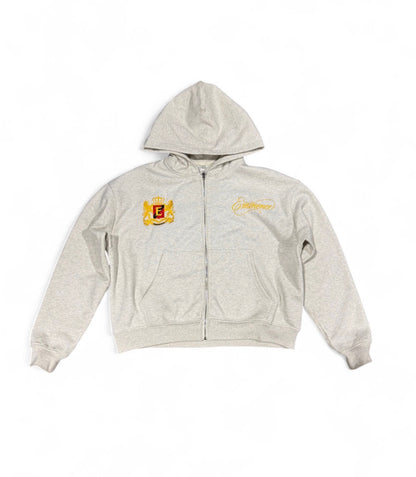 White Royale Zip Up
