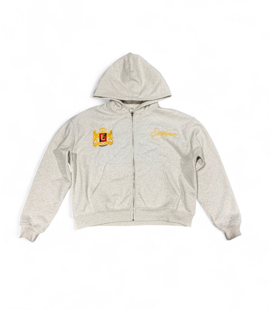White Royale Zip Up